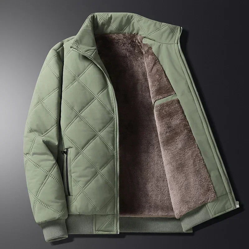 Manteau D’Hiver avec Col Classique Et Fermeture Boutonnée pour Homme | Idéal pour La Saison Froide