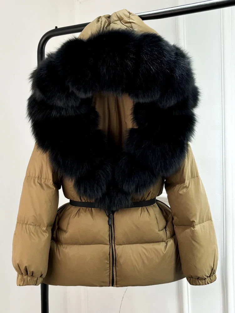 Doudoune avec Capuche Et Col Amovible pour Femmes | Idéal pour L’hiver