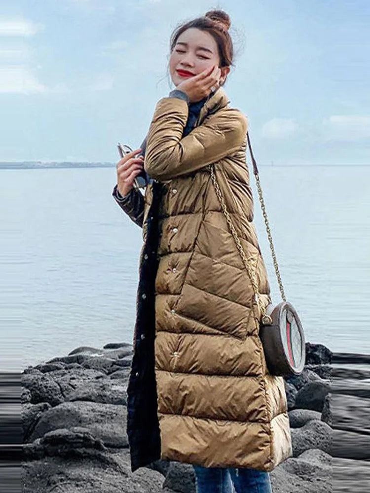 Veste Matelassée Ultra-Légère avec Fermeture Zippée pour Femme | Idéale pour La Saison Fraîche