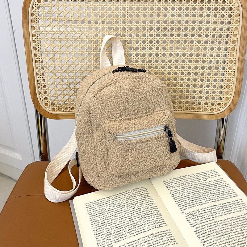 Sac À Dos Compact avec Poche Zippée Et Bretelles Réglables pour Femme | Idéal pour L’Usage Quotidien