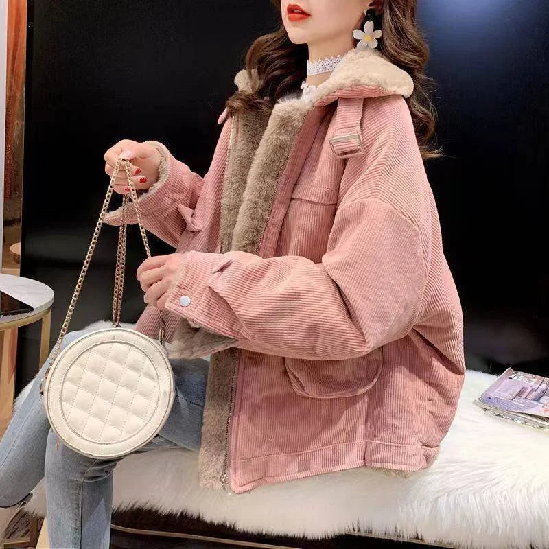 Veste avec Col Revers Et Fermeture Ceinturée pour Femmes | Idéale pour L’Hiver
