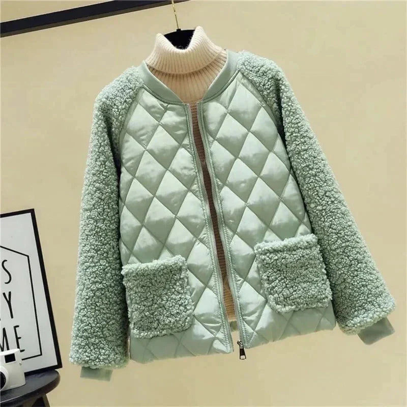 Manteau d’Hiver à Double Boutonnage avec Coupe Ajustée pour Femme | Idéal pour Temps Froid