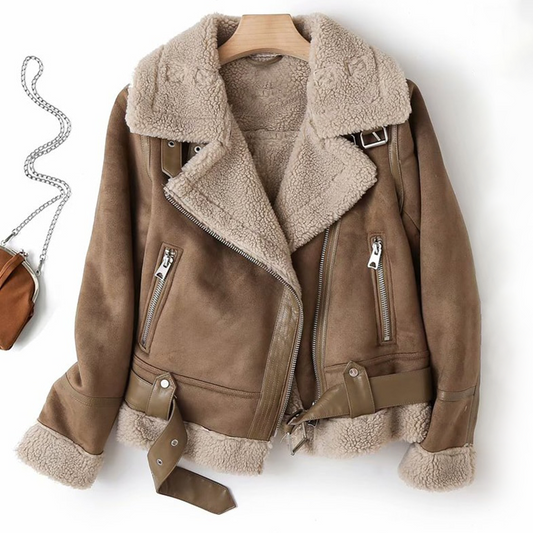 Blouson Court avec Col et Manches Longues pour Femme | Idéal pour la Mi-Saison