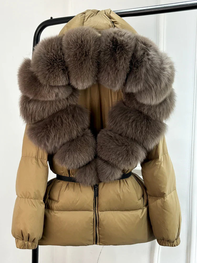Doudoune avec Capuche Et Col Amovible pour Femmes | Idéal pour L’hiver