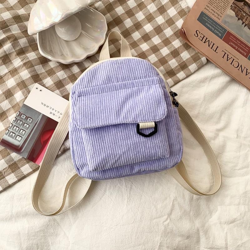 Sac À Dos Compact avec Poche Zippée Et Bretelles Réglables pour Femme | Idéal pour L’Usage Quotidien