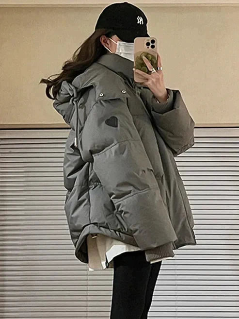 Veste Matelassée avec Capuche Et Fermeture Zippée pour Femme | Idéale pour La Saison Hivernale