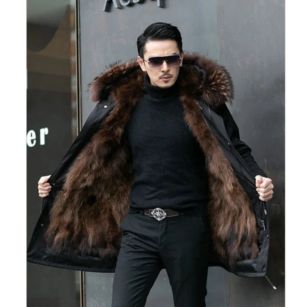 Parka d’Hiver avec Capuche pour Homme | Idéale pour la Saison Froide