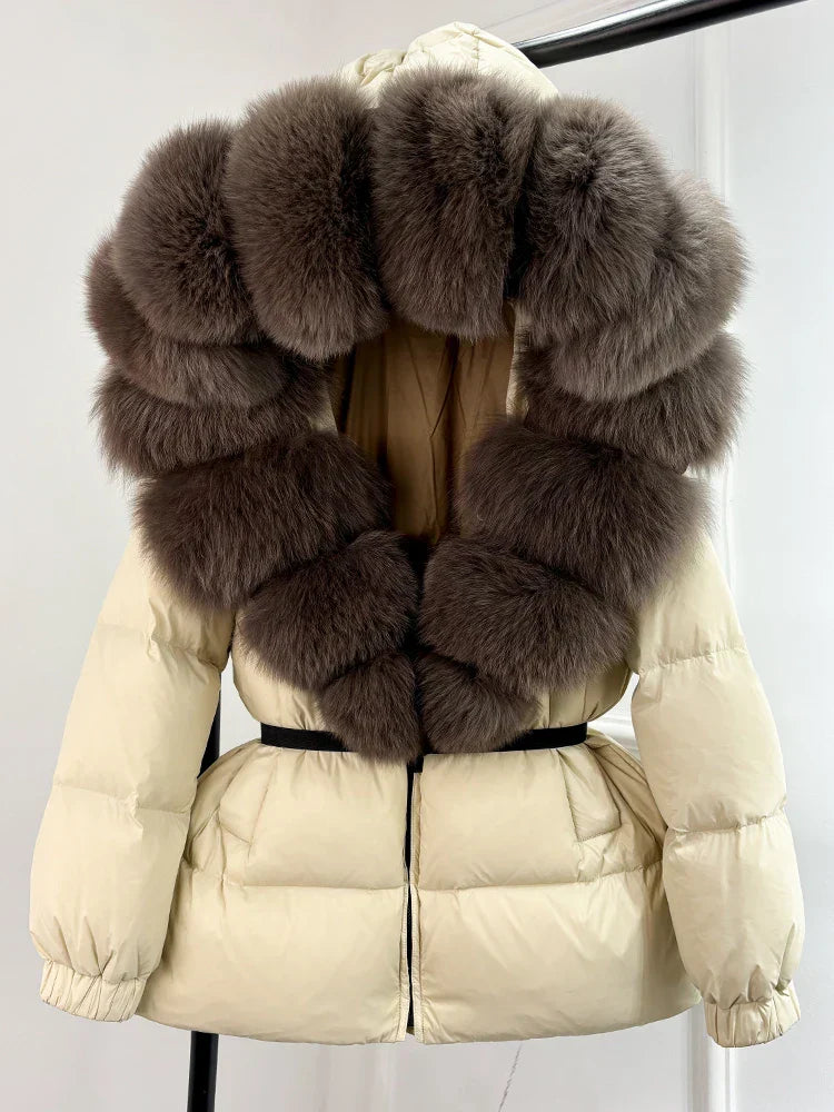 Doudoune avec Capuche Et Col Amovible pour Femmes | Idéal pour L’hiver