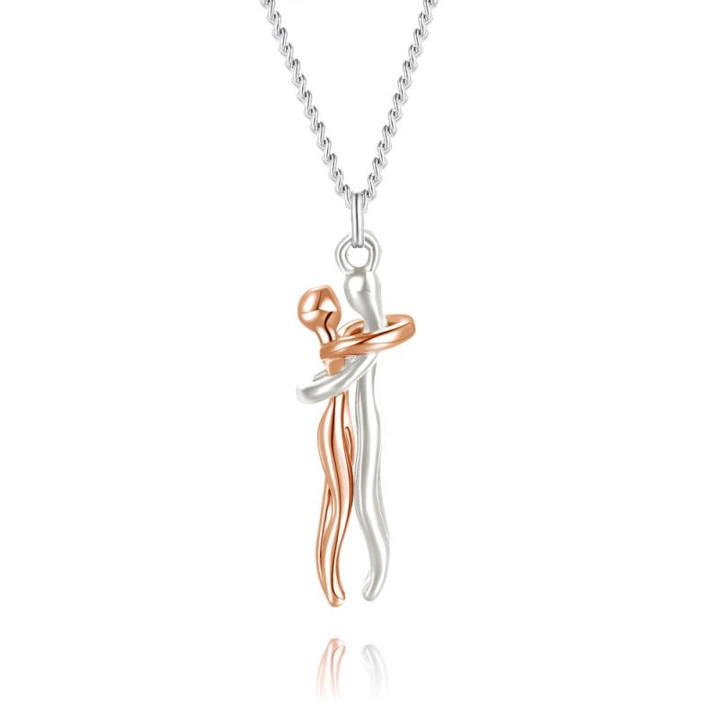 Collier avec Pendentif Couple pour Femme | Idéal pour Offrir À Un Proche