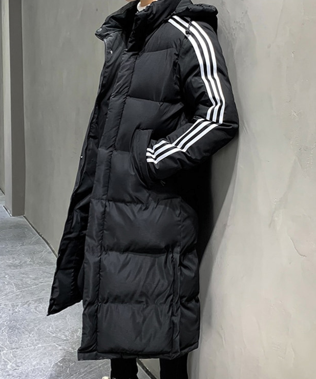 Manteau d’Hiver Long avec Capuche pour Hommes | Idéal pour la Saison Froide