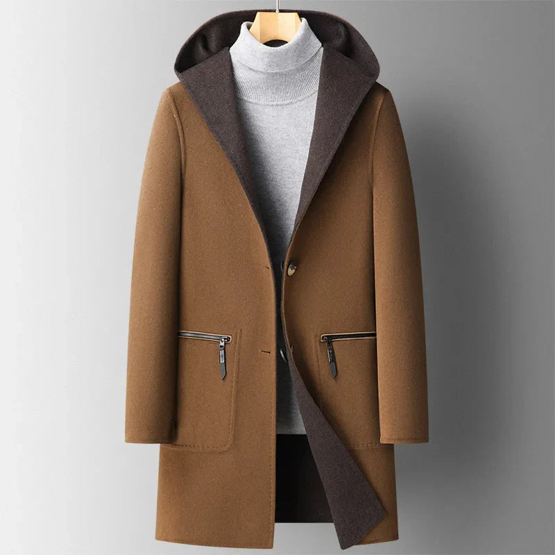 Manteau avec Capuche et Poches pour Homme | Idéal pour l’Hiver