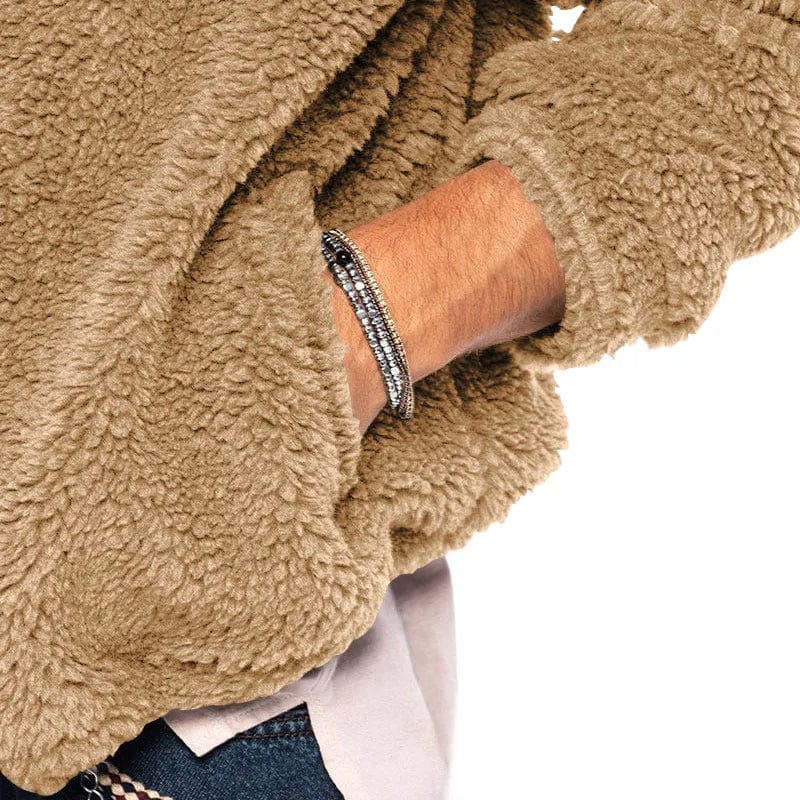 Veste Zippée avec Capuche et Poche sur Manche pour Adultes | Idéale pour l’Hiver