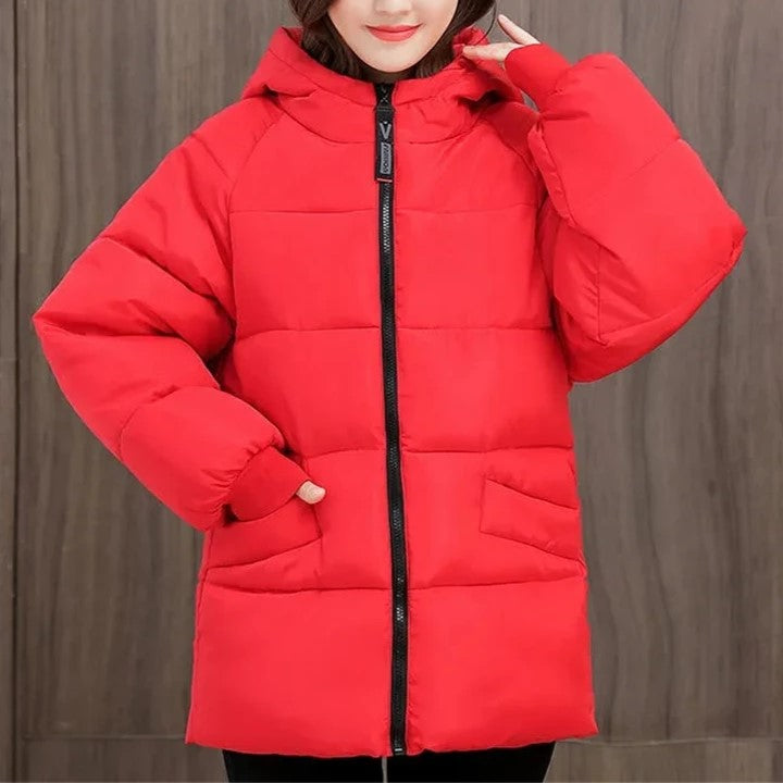 Parka Long avec Capuche et Coupe Ample pour Femmes | Idéal pour l’Hiver