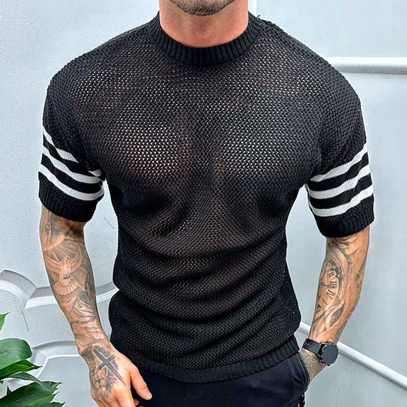 Chemise Slim Fit avec Design Tricoté pour Homme | Idéale pour un Usage Quotidien