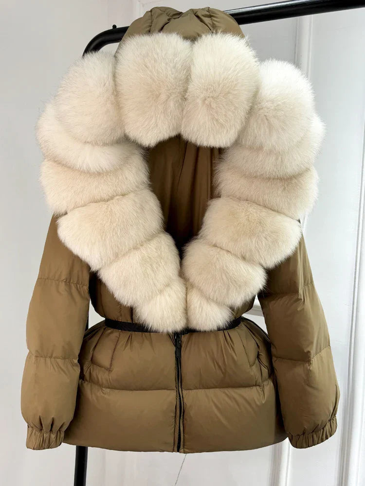 Doudoune avec Capuche Et Col Amovible pour Femmes | Idéal pour L’hiver