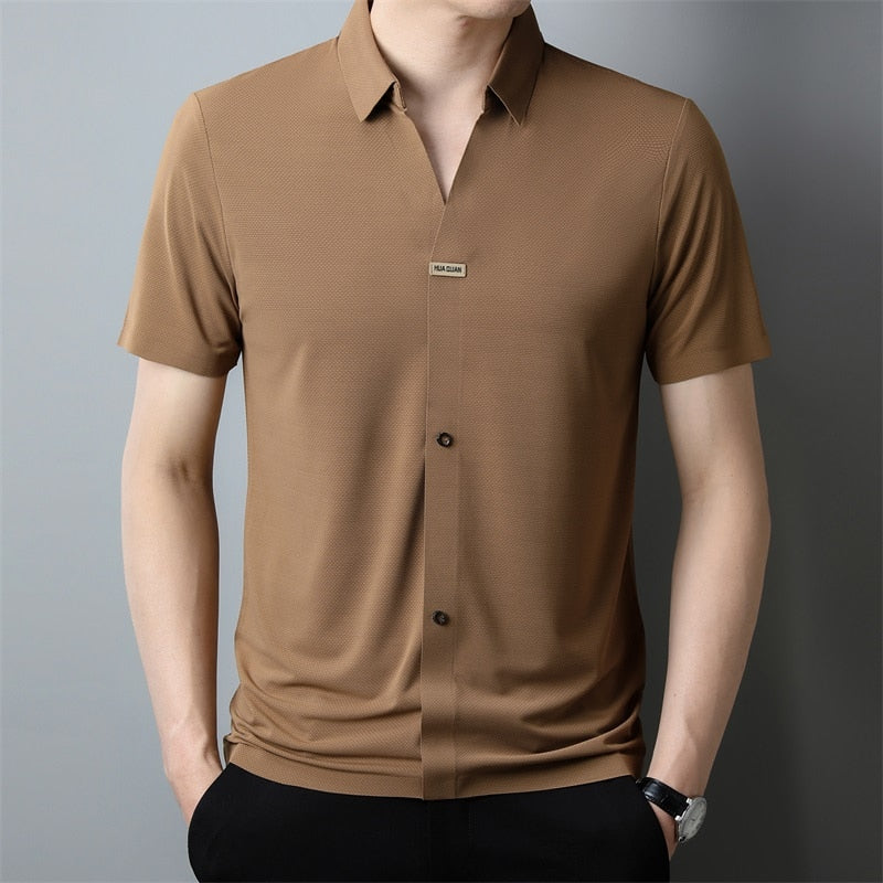Chemise Boutonnée avec Manches Longues pour Homme | Idéale pour le Quotidien et les Occasions Formelles