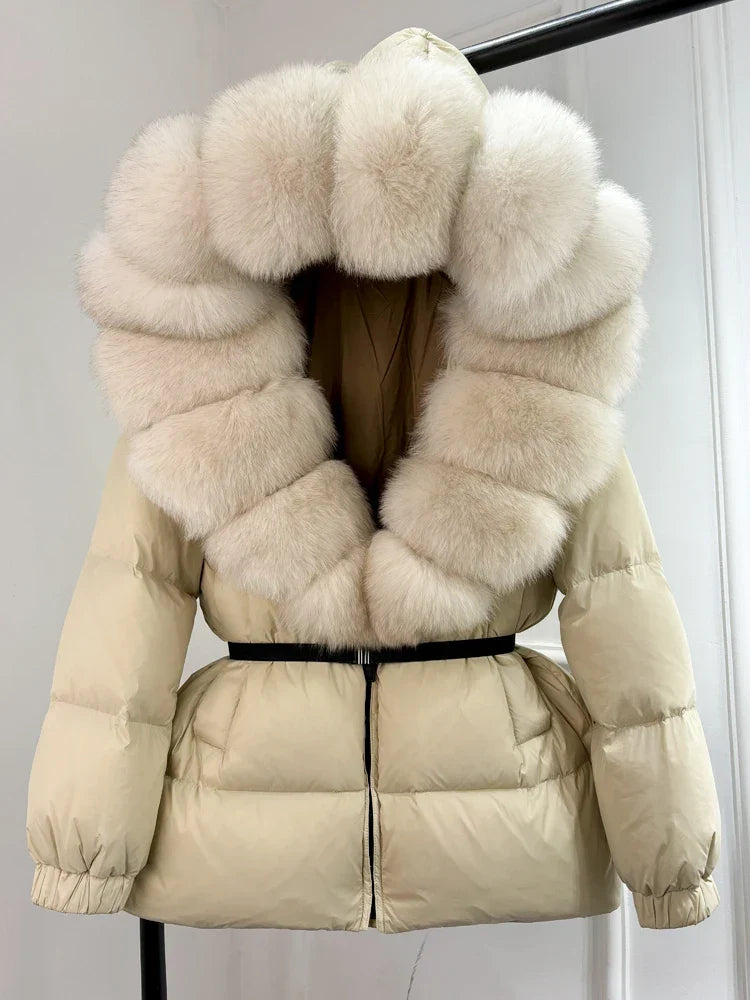 Doudoune avec Capuche Et Col Amovible pour Femmes | Idéal pour L’hiver
