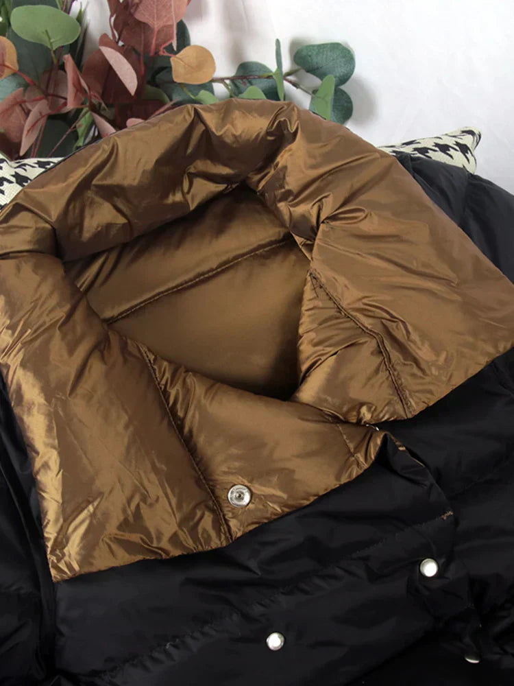 Manteau Long à Carreaux avec Poches pour Femme | Idéal pour l’Hiver