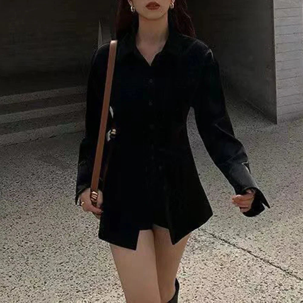Blouse Oversize Avec Col Chemise Et Nœud Pour Femme | Idéal Pour Les Occasions Professionnelles Et Quotidiennes