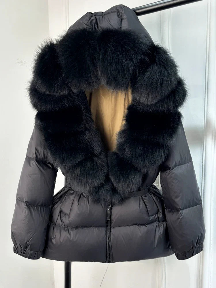 Doudoune avec Capuche Et Col Amovible pour Femmes | Idéal pour L’hiver