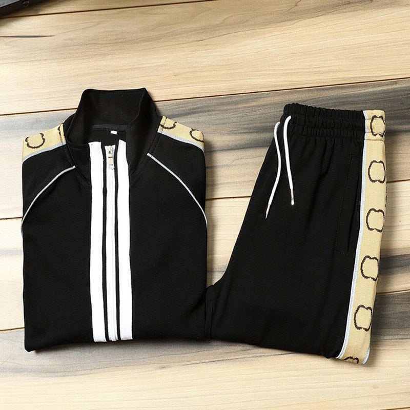 Survêtement avec Veste Et Pantalon pour Homme | Idéal pour Le Sport Et Les Loisirs