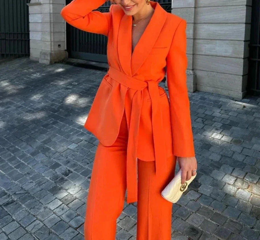 Ensemble Deux Pièces avec Haut Et Pantalon pour Femme | Idéal pour Toutes Saisons