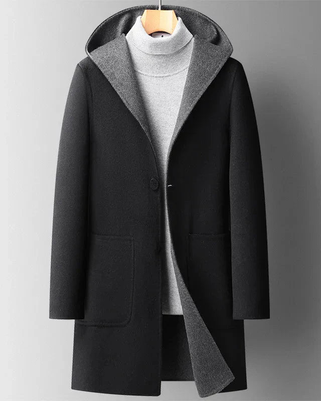 Manteau À Capuche avec Fermeture Boutonnée pour Femme | Idéal pour L’Hiver