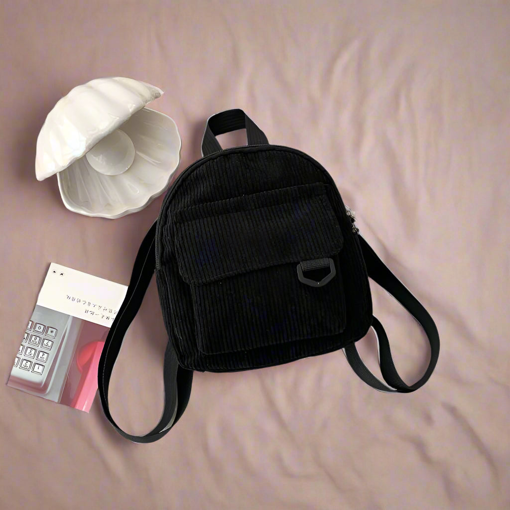 Sac À Dos Compact avec Poche Zippée Et Bretelles Réglables pour Femme | Idéal pour L’Usage Quotidien