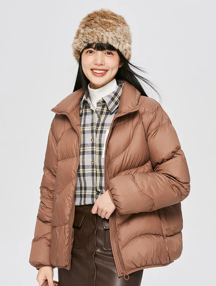 Doudoune Légère avec Col Classique pour Femmes | Idéale pour la Saison Hivernale