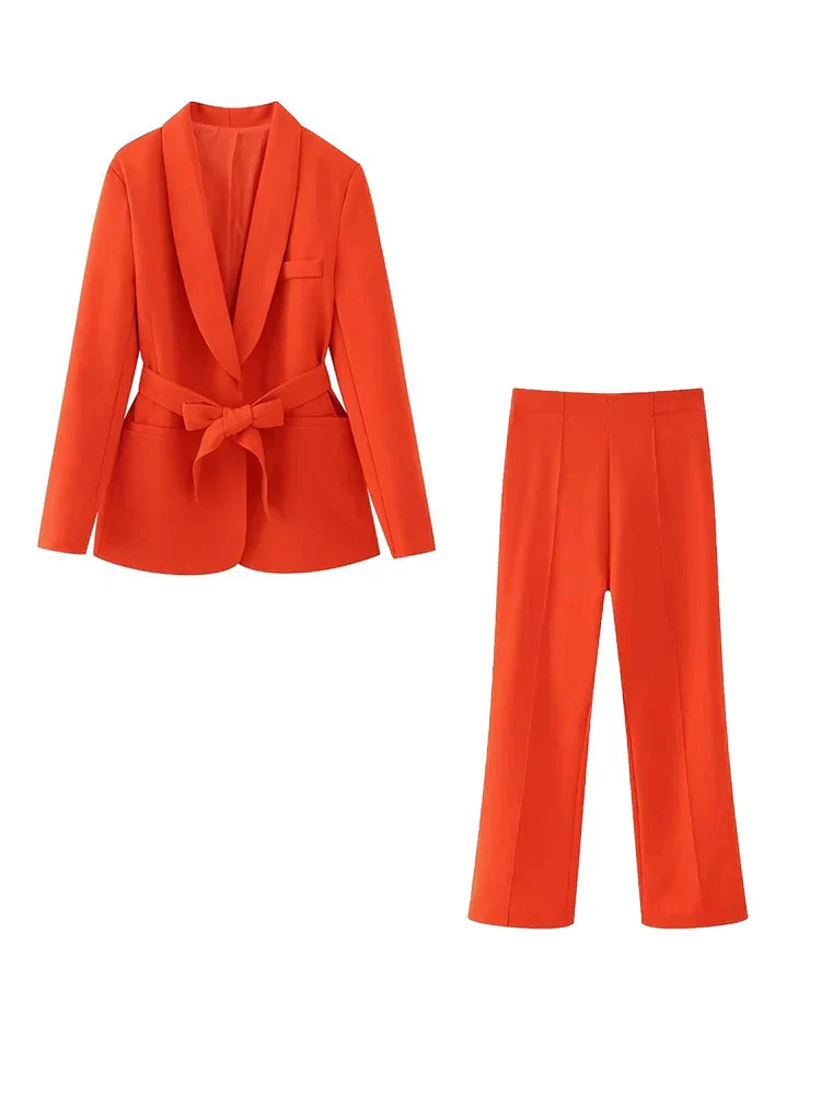 Ensemble Deux Pièces avec Haut Et Pantalon pour Femme | Idéal pour Toutes Saisons