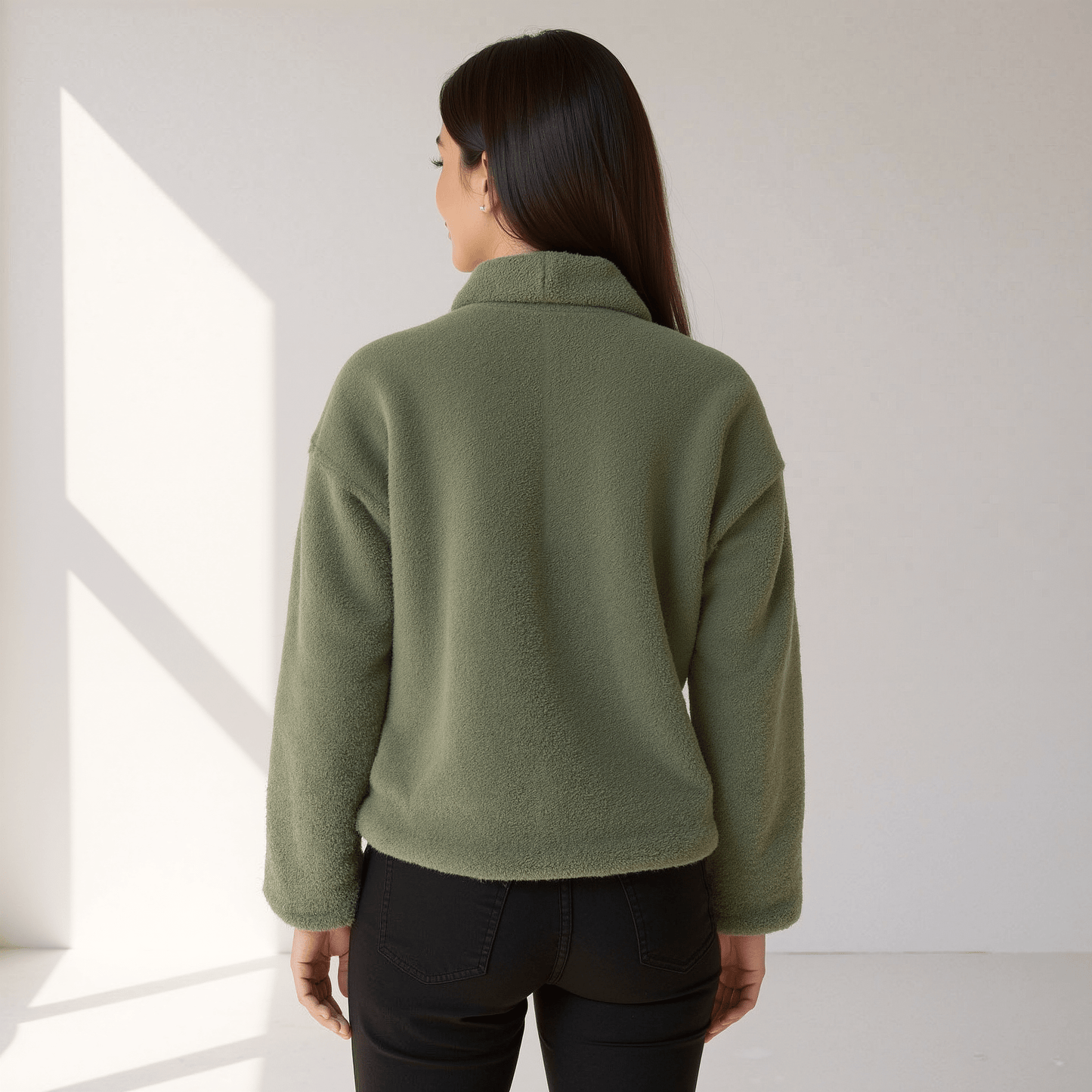 Manteau À Boutons avec Coupe Décontractée pour Femme | Idéal pour L’Hiver