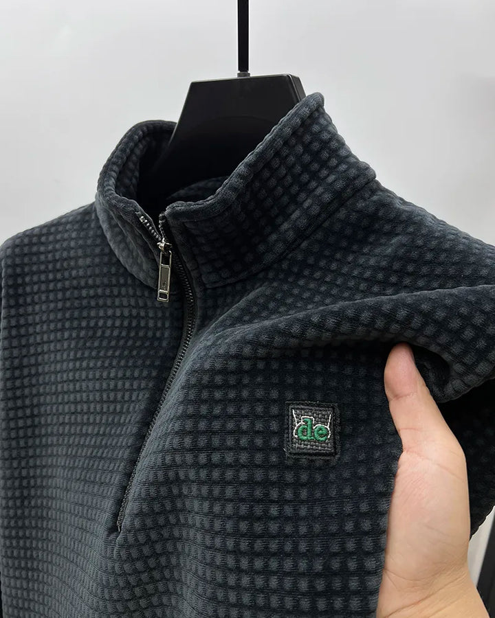 Pull à Demi-Zip pour Homme avec Coupe Confortable | Idéal pour les Journées Fraîches
