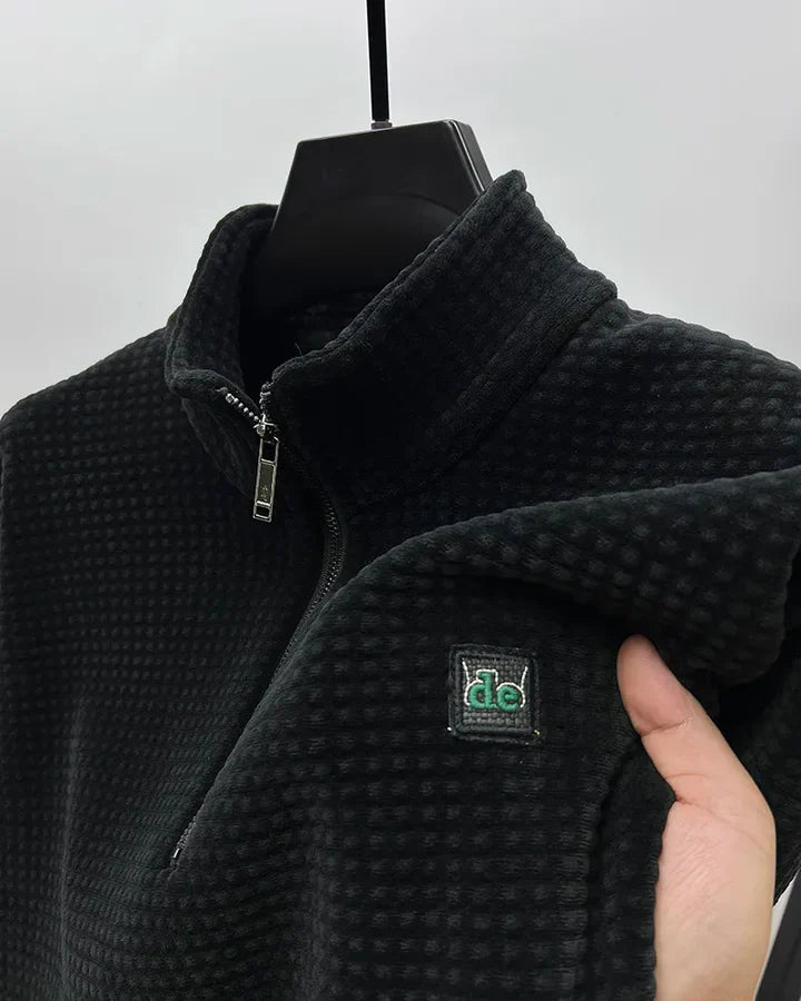 Pull à Demi-Zip pour Homme avec Coupe Confortable | Idéal pour les Journées Fraîches