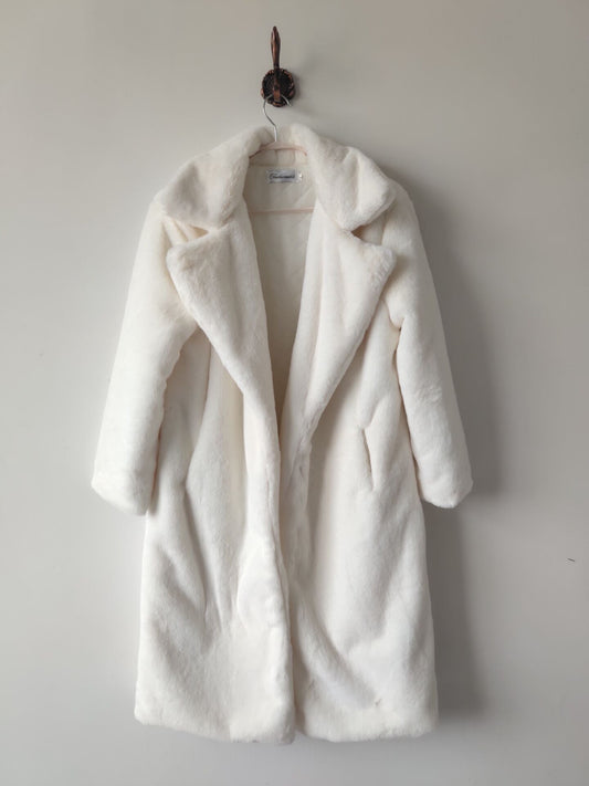 Manteau Long en Peluche à Coupe Ample pour Femme | Idéal pour l’Automne et l’Hiver