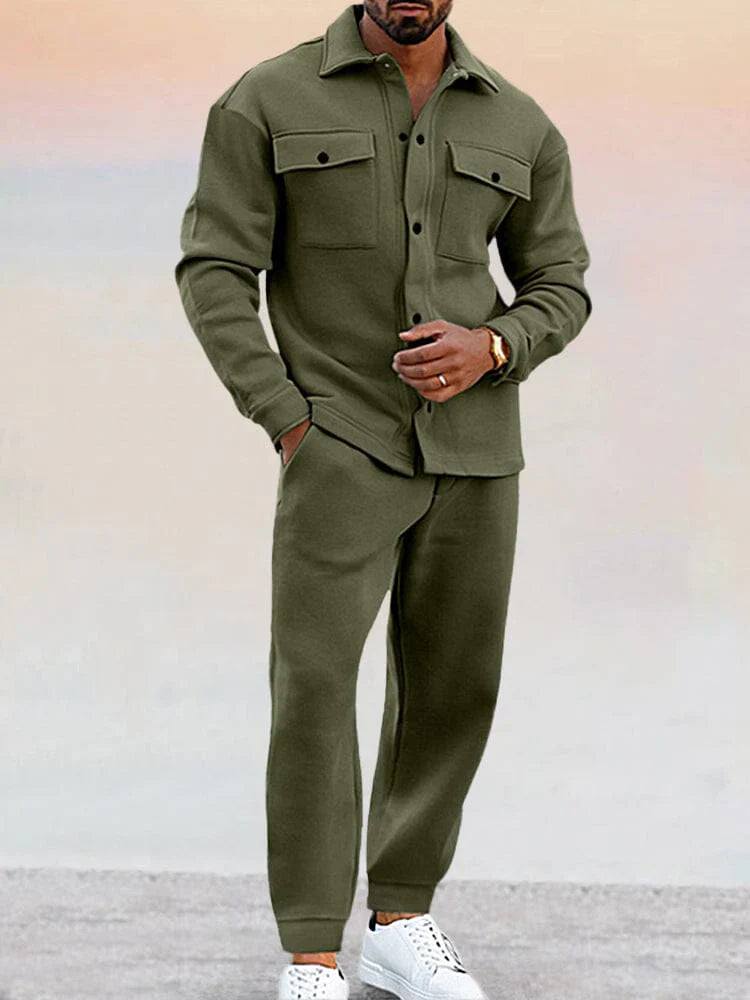 Costume Deux Pièces pour Homme avec Veste et Pantalon Coordonnés | Idéal pour le Quotidien et les Occasions Spéciales
