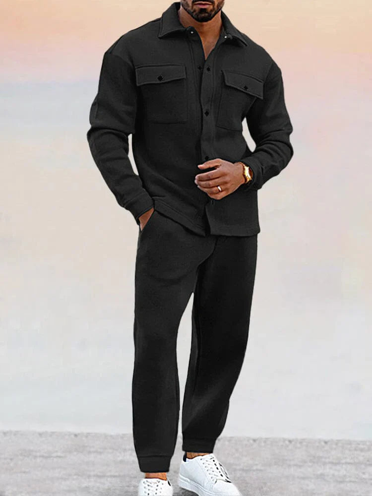 Costume Deux Pièces pour Homme avec Veste et Pantalon Coordonnés | Idéal pour le Quotidien et les Occasions Spéciales