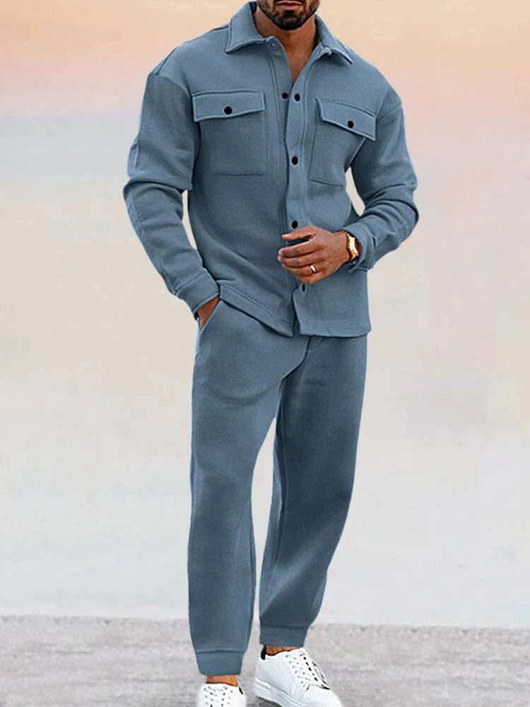 Costume Deux Pièces pour Homme avec Veste et Pantalon Coordonnés | Idéal pour le Quotidien et les Occasions Spéciales