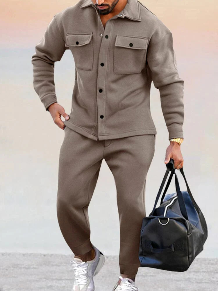 Costume Deux Pièces pour Homme avec Veste et Pantalon Coordonnés | Idéal pour le Quotidien et les Occasions Spéciales