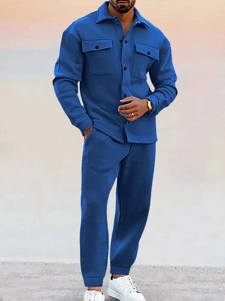 Costume Deux Pièces pour Homme avec Veste et Pantalon Coordonnés | Idéal pour le Quotidien et les Occasions Spéciales