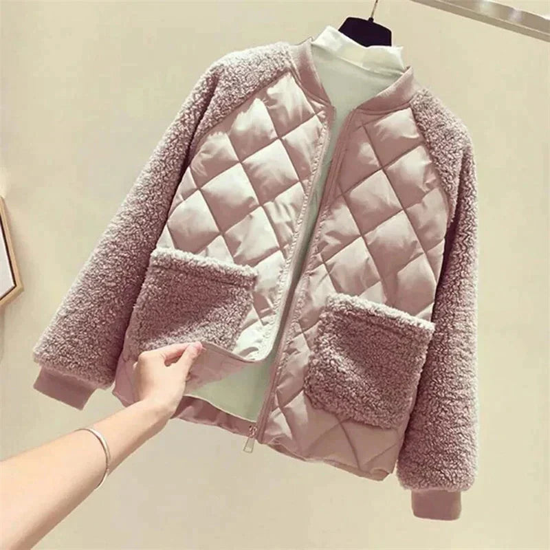 Manteau d’Hiver à Double Boutonnage avec Coupe Ajustée pour Femme | Idéal pour Temps Froid