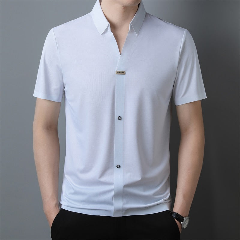 Chemise Boutonnée avec Manches Longues pour Homme | Idéale pour le Quotidien et les Occasions Formelles