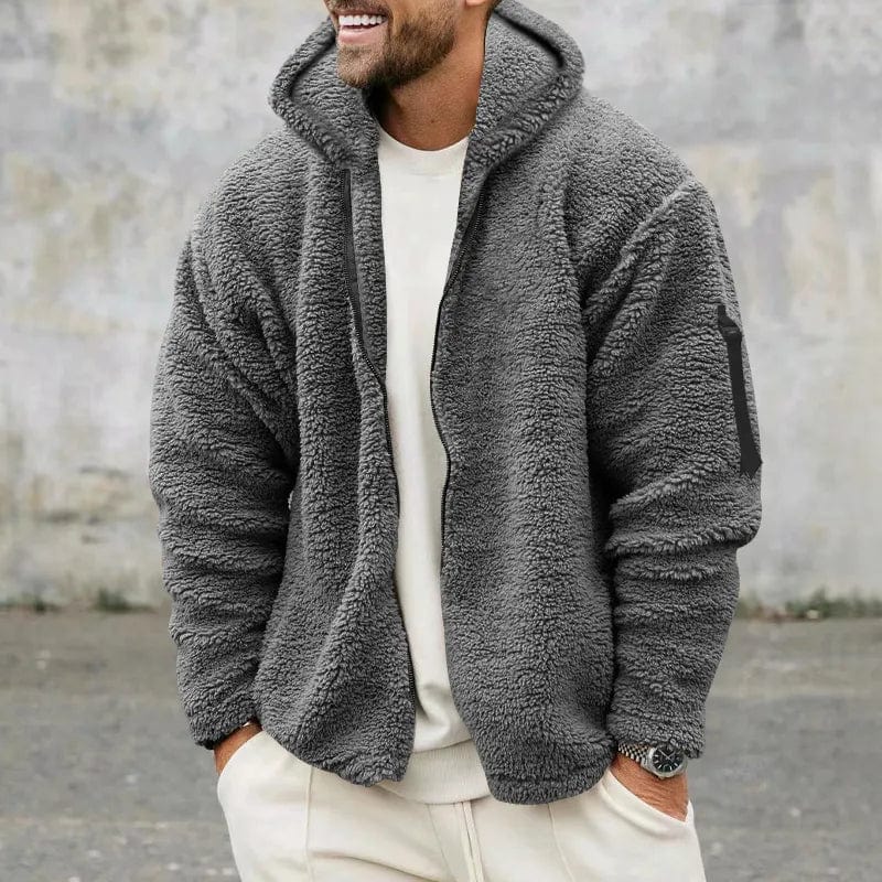 Veste Zippée avec Capuche et Poche sur Manche pour Adultes | Idéale pour l’Hiver