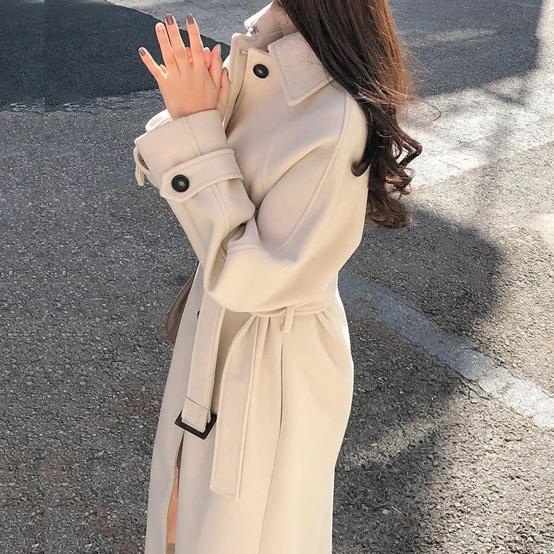 Trenchcoat avec Ceinture pour Femme | Idéale pour l’Automne et l’Hiver