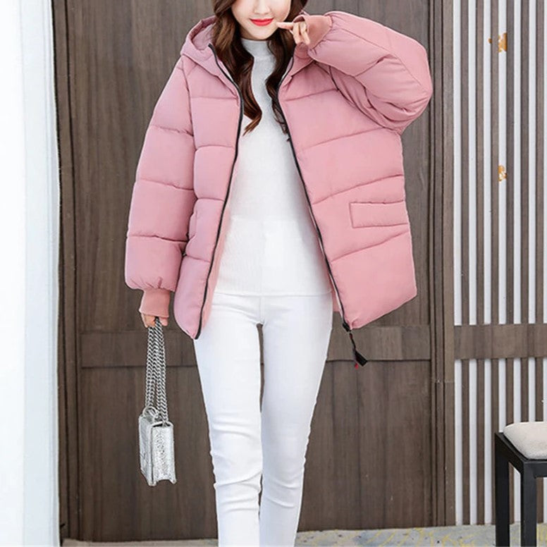 Parka Long avec Capuche et Coupe Ample pour Femmes | Idéal pour l’Hiver