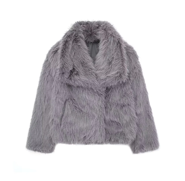 Manteau avec Col Oversize pour Femme | Idéal pour l’Hiver et les Occasions Spéciales