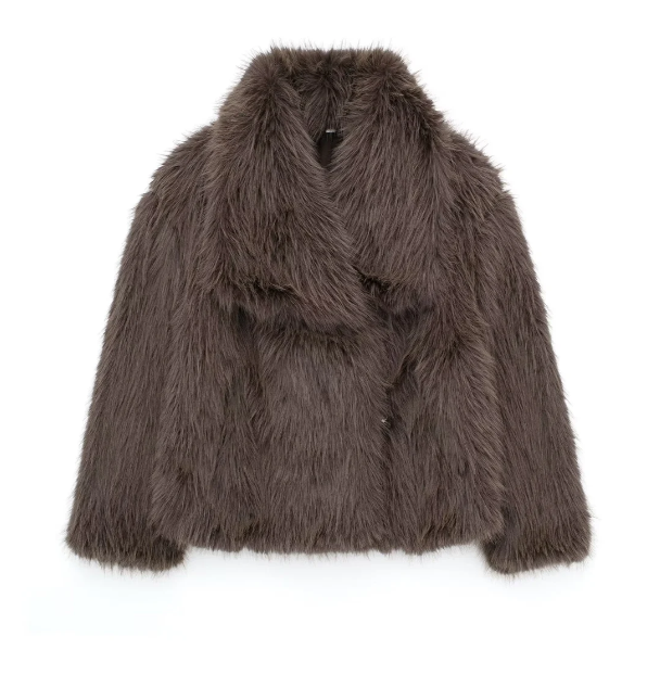 Manteau avec Col Oversize pour Femme | Idéal pour l’Hiver et les Occasions Spéciales