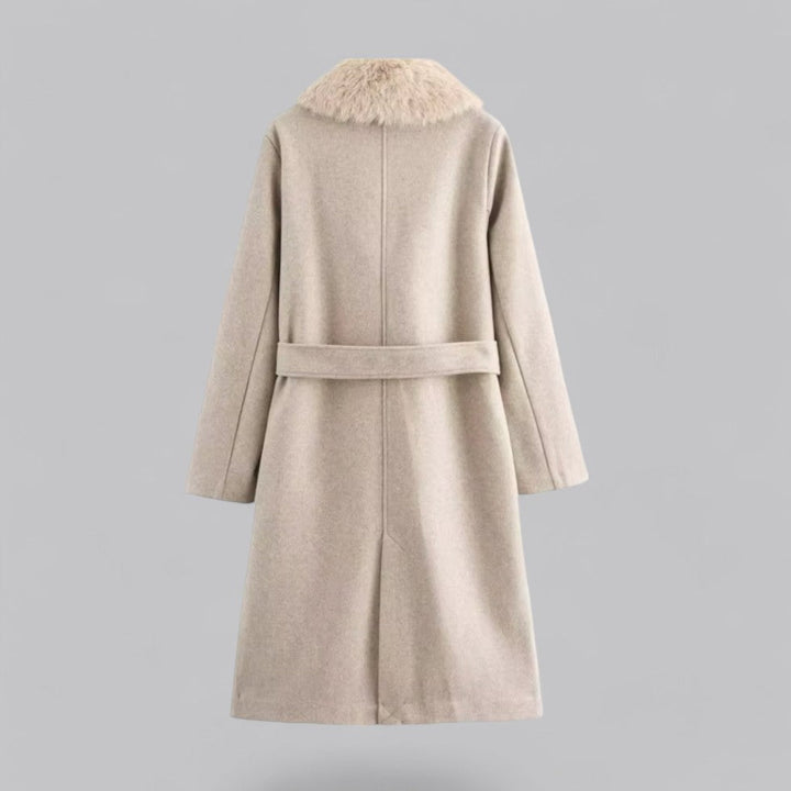 Manteau D’Hiver Long avec Ceinture Amovible pour Femme | Idéal pour La Saison Froide