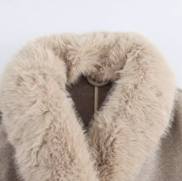 Manteau D’Hiver Long avec Ceinture Amovible pour Femme | Idéal pour La Saison Froide