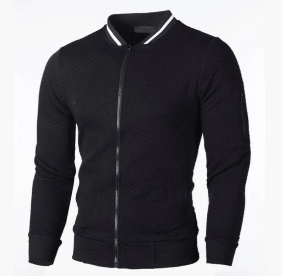 Sweatshirt Homme avec Fermeture Éclair et Col Montant | Idéal pour un Usage Quotidien