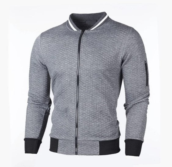 Sweatshirt Homme avec Fermeture Éclair et Col Montant | Idéal pour un Usage Quotidien